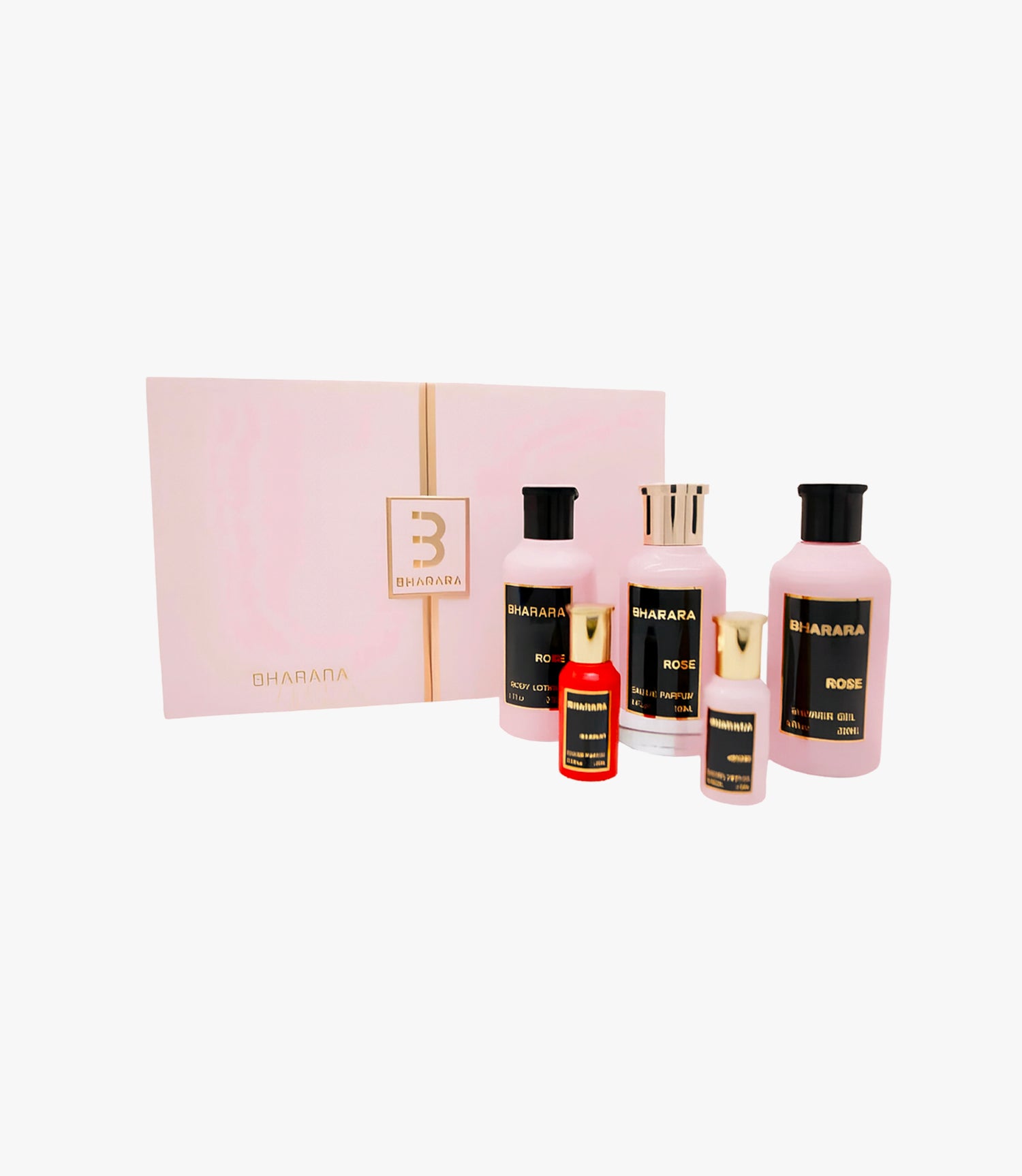 Bharara ROSE - Set de regalo de lujo (5 unidades, 3,4 oz)